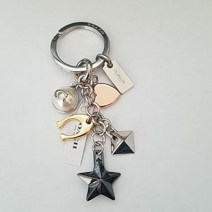 Coach Accessories - Coach Multi Charm Key Ring Fob Coach Accessories - Coach Multi Charm Key Ring Fob
